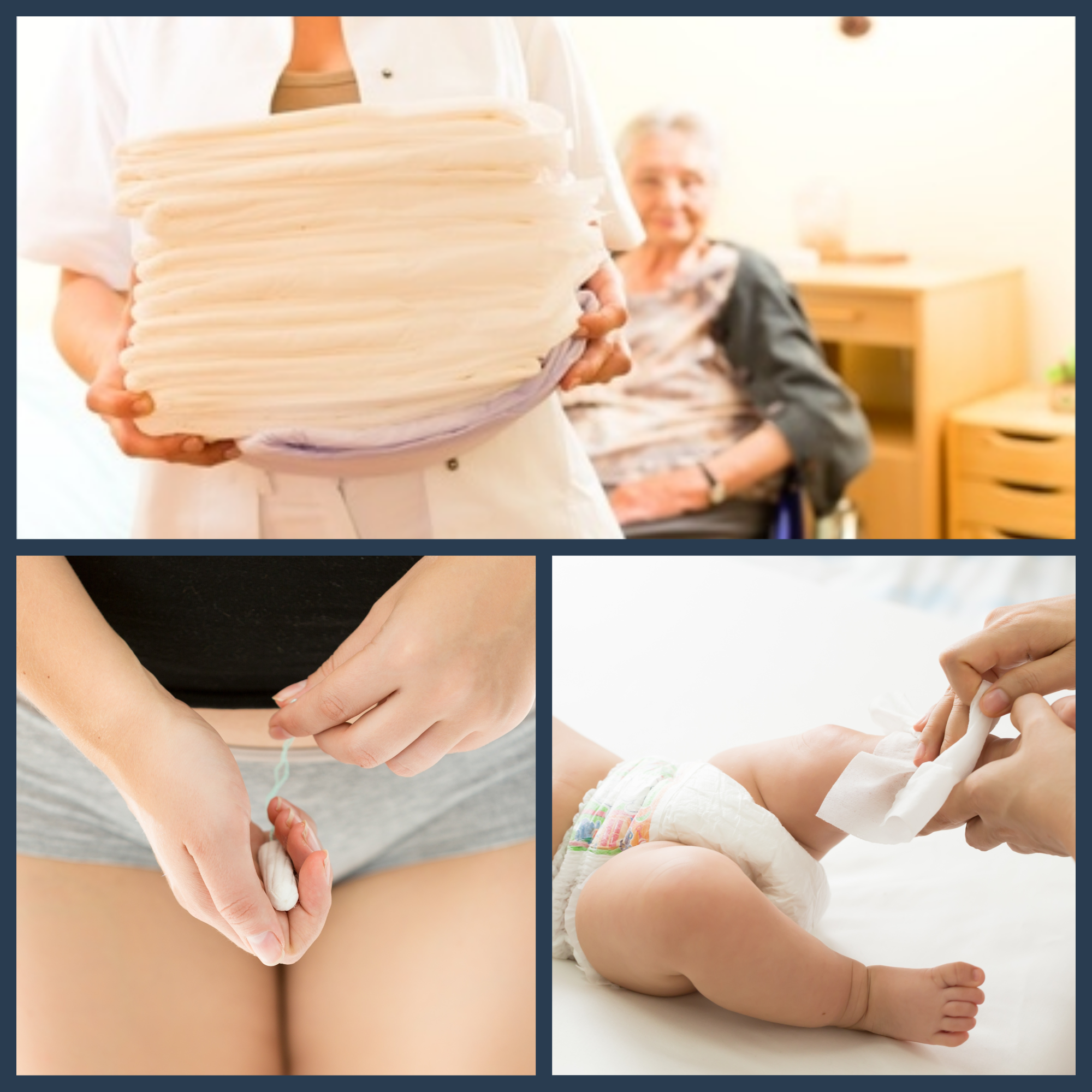 Odour testing incontinence femcare diapers