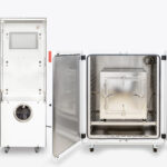 VOC emission test chamber with active temperature control