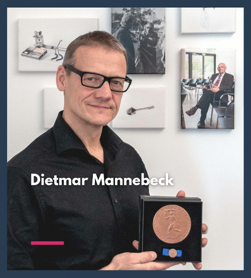 Dietmar Mannebeck VDI badge of honour