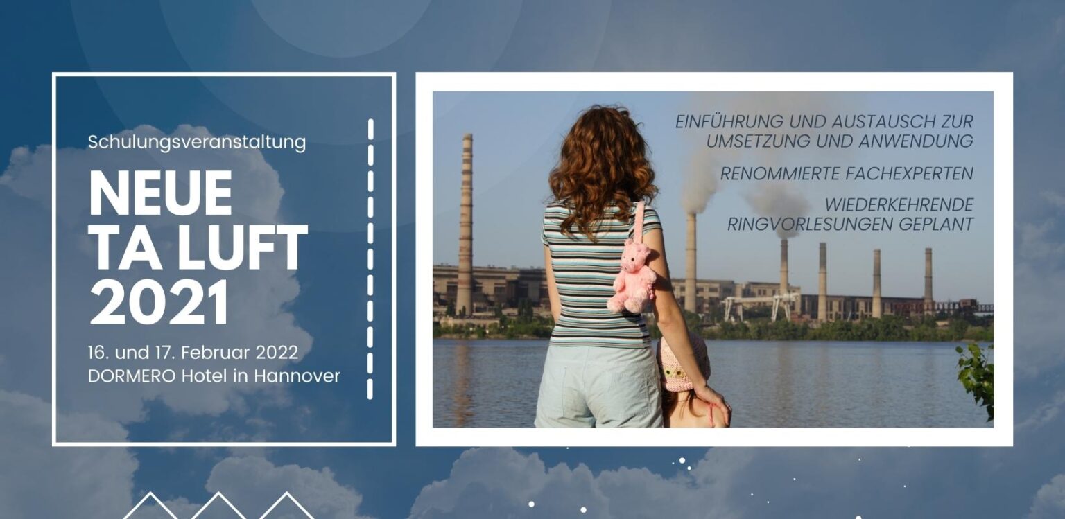 Neue TA Luft 2021 Einladung zur Schulungstagung im Februar 2022